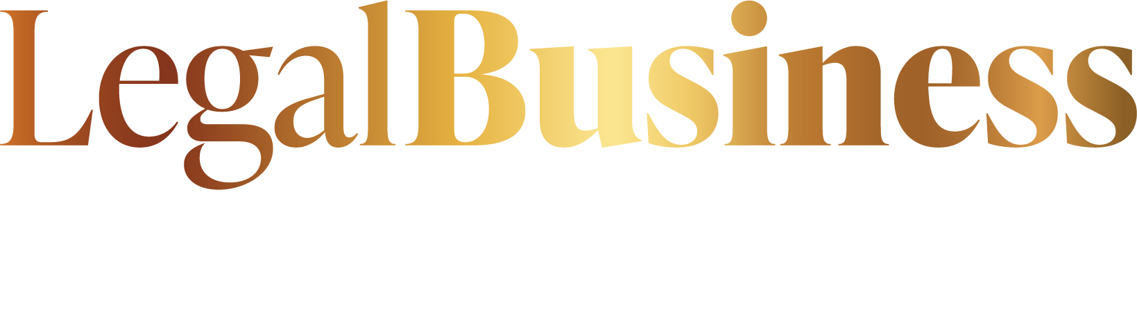 White Legal Business Awards Logo